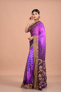 Bandhini on Banarasi georgette