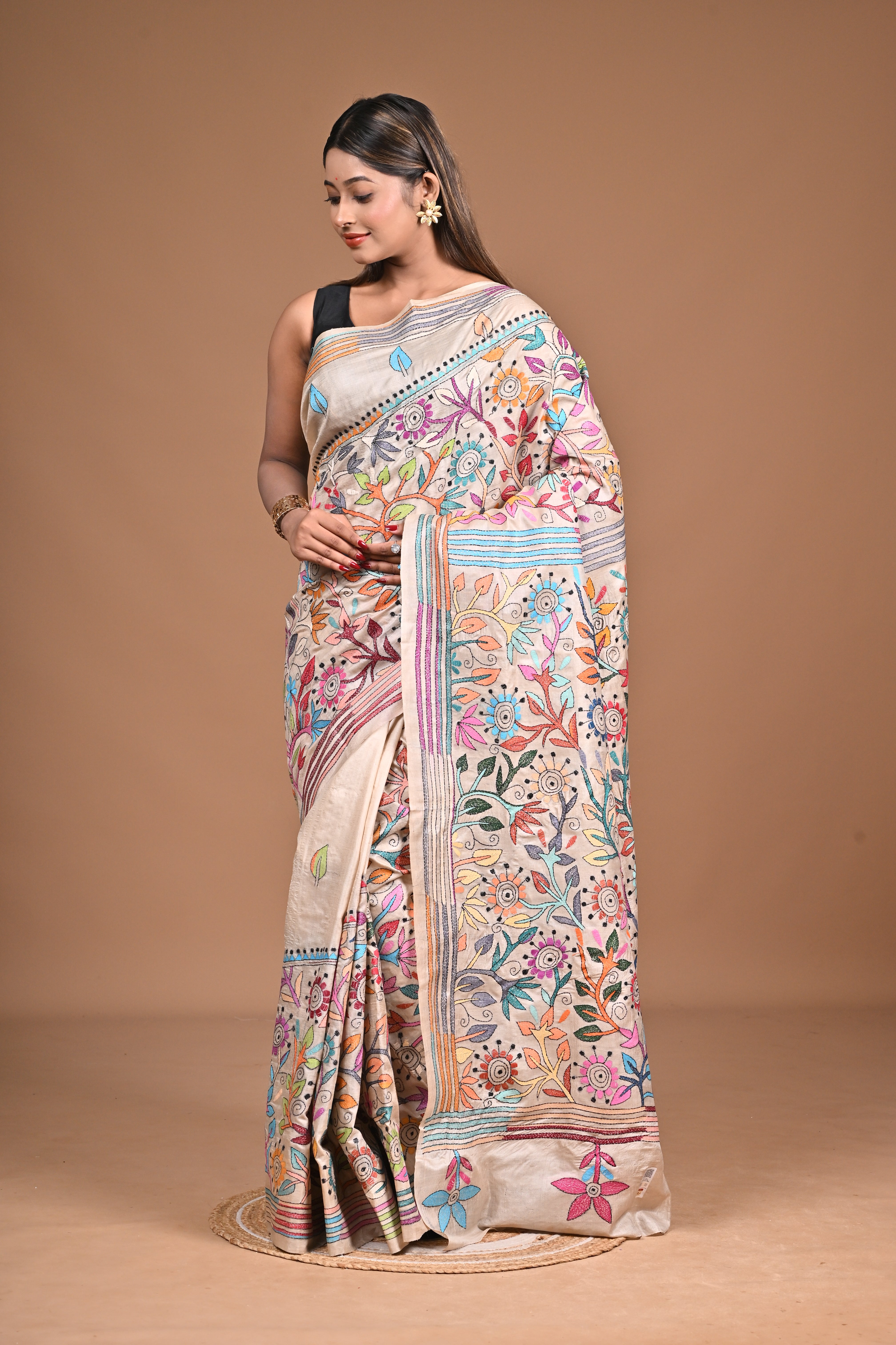 Tusser Kantha