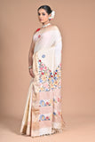 Zari Tussar Saree with Lambani Work – Where Tribal Soul Meets Regal Elegance