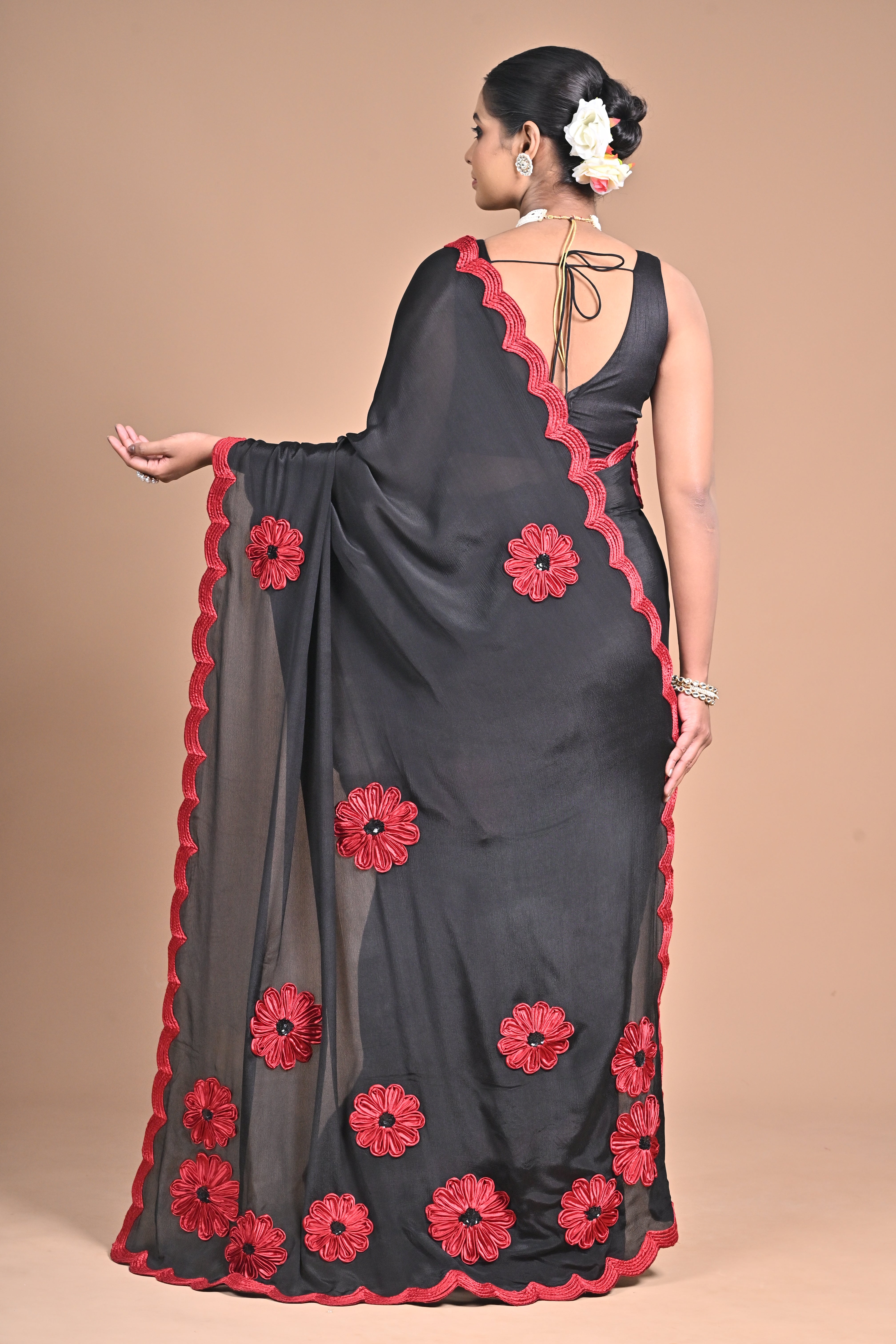 Dori Work saree
