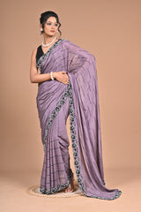 Chinon Crepe saree