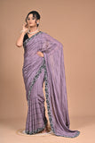 Chinon Crepe saree