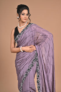 Chinon Crepe saree