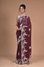 Royal Charm – Georgette Saree with Exquisite Hand Embroidery & Heavy Blouse