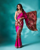 Red Raani Rasmandal Saree