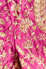 Pink Zardozi work blouse