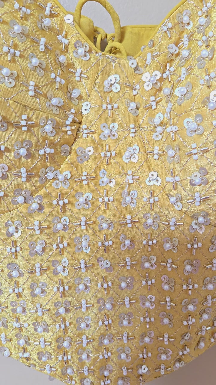 Corset Blouses with Pearl work