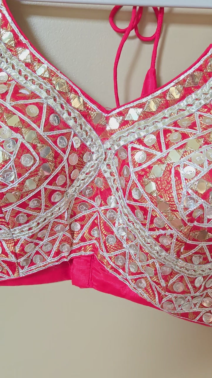 Angiya Blouse with Gota work