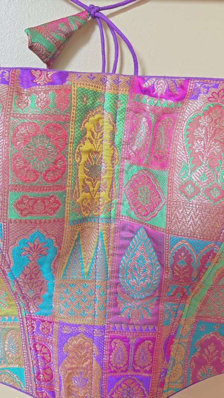 Pure banarasi Brocade Corset blouse
