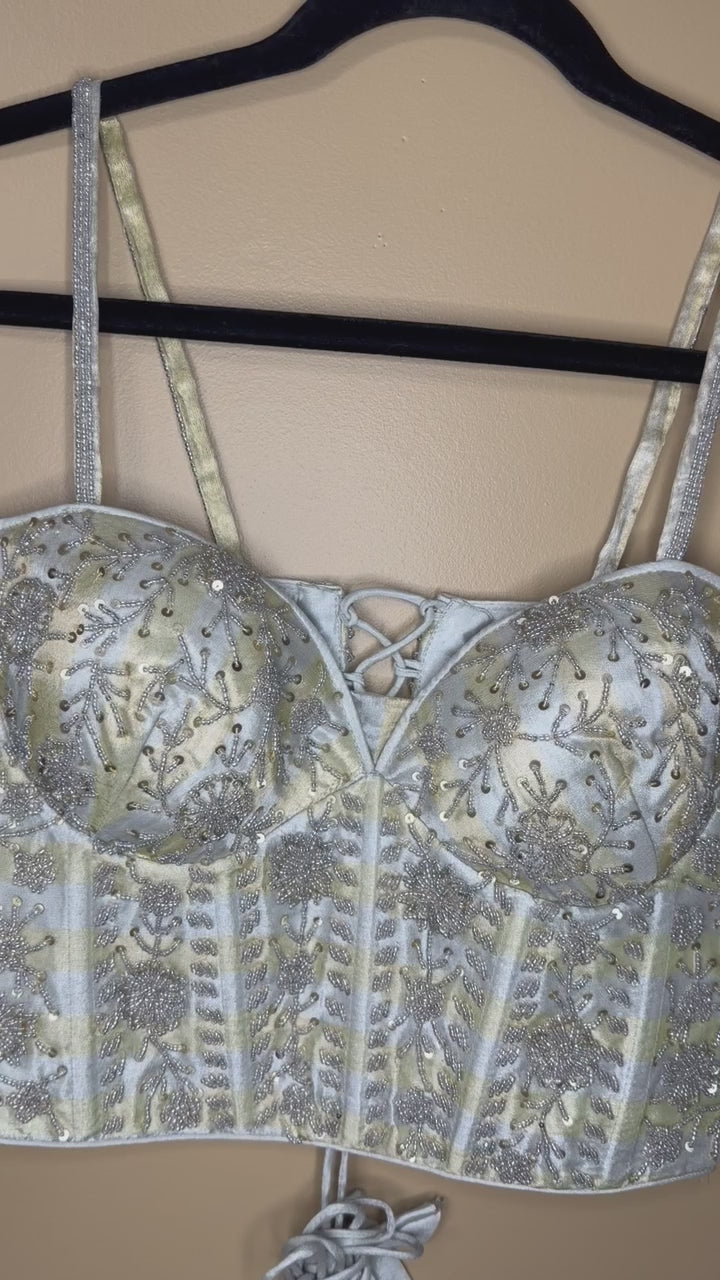 Corset Blouses with Pearl work