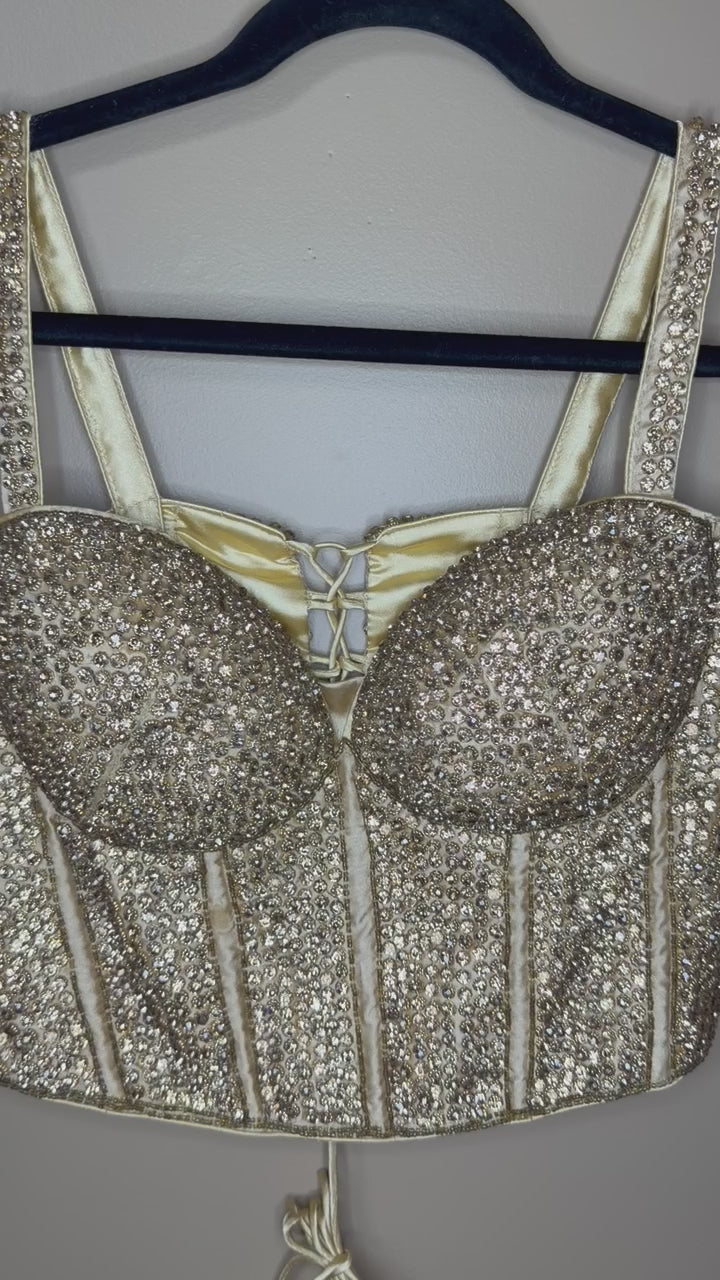 Corset Blouses with Pearl work