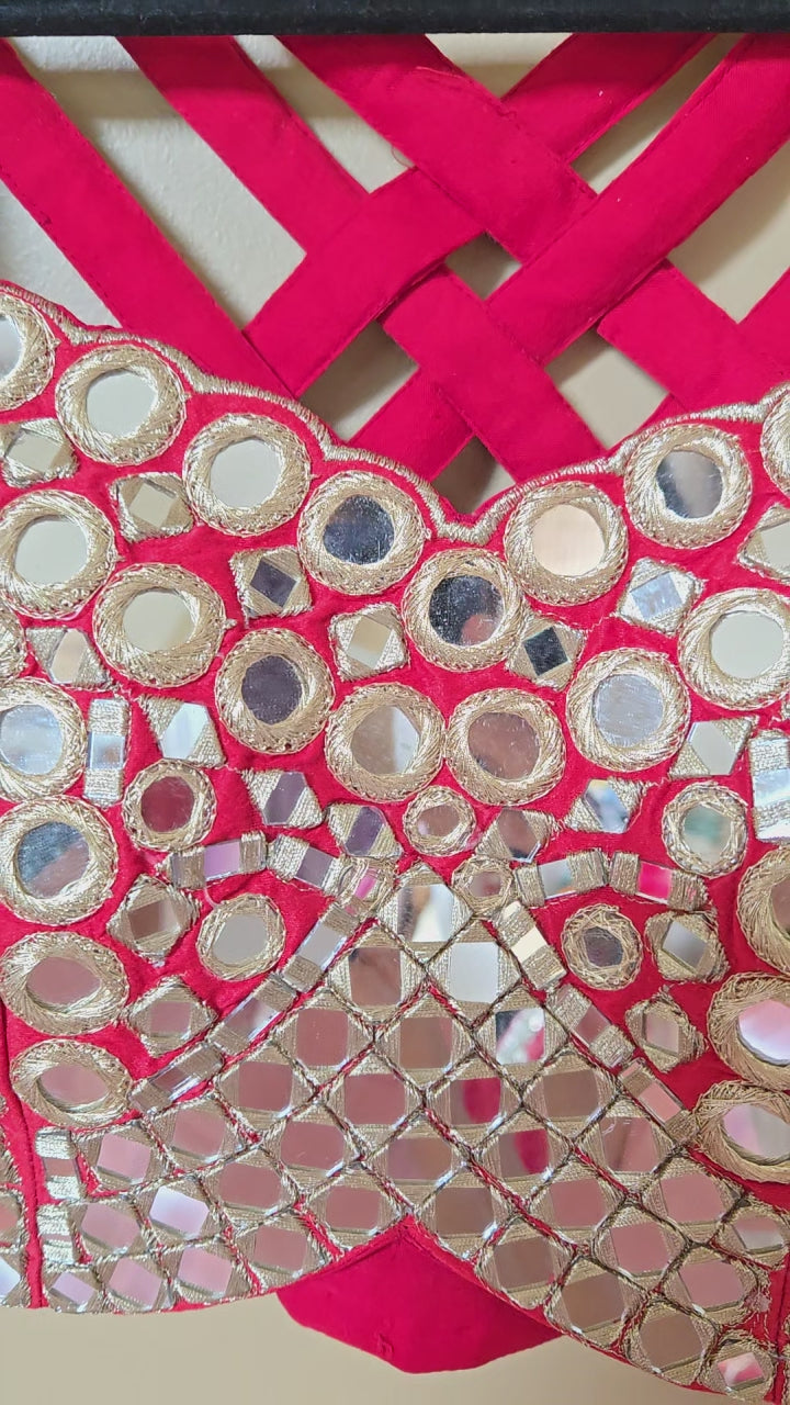 Mirror work blouse Main image