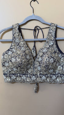 Designer Blouse with moti and Sequence work