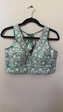 Designer Blouse with moti and Sequence work